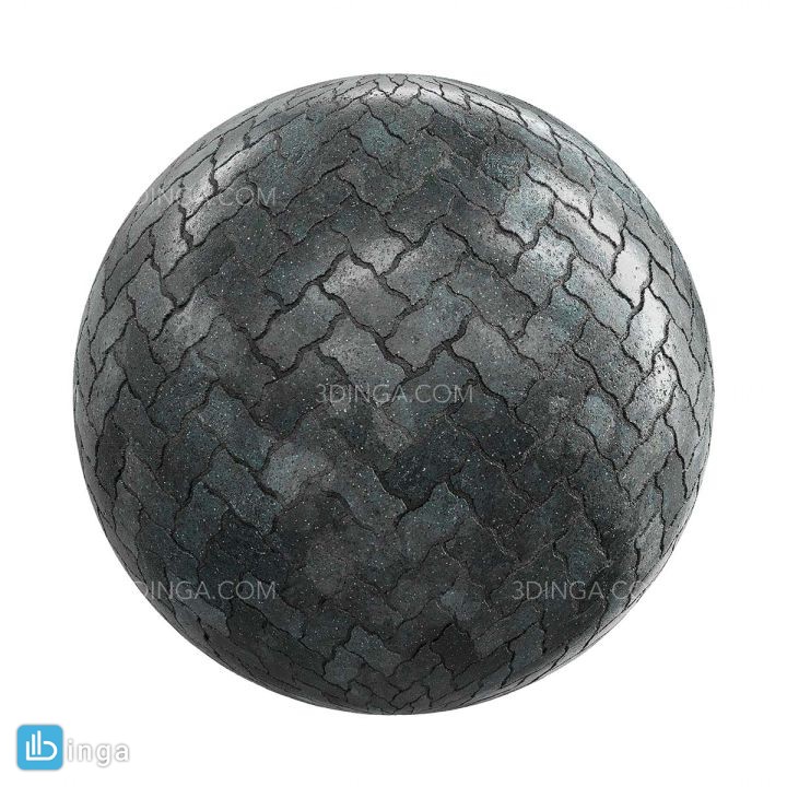 تکسچر پیاده رو تیره